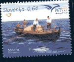 Stamps : Europe : Slovenia :  Productos del mar