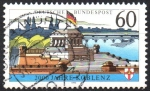 Stamps Germany -  2000th  ANIVERSARIO  DE  LA  CIUDAD  DE  KOBLENZ.  Scott 1696.