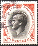 Stamps : Europe : Monaco :  PRÍNCIPE  RAINIER.  Scott 462.