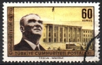 Stamps Turkey -  40th  ANIVERSARIO  DE  LA  REPÚBLICA  TURCA.  Scott 1606.
