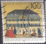 Stamps Germany -  Scott#B718 , intercambio 2,00 usd. , 100+50 cents. , 1991