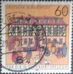Stamps Germany -  Scott#B715 , intercambio 1,00 usd. , 60+30 cents. , 1991