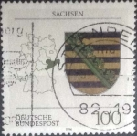 Stamps Germany -  Scott#1711 , intercambio 0,55 usd. , 100 cents. , 1994