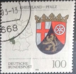 Stamps Germany -  Scott#1709 , intercambio 0,55 usd. , 100 cents. , 1993
