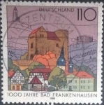 Stamps Germany -  Scott#1992 , intercambio 0,70 usd. , 110 cents. , 1998