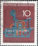 Stamps Germany -  Scott#978 , intercambio 0,20 usd. , 10 cents. , 1968