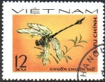 Stamps Vietnam -  LIBELULA.  Scott  856.