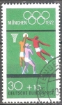 Stamps Germany -  587 - Olimpiadas de Munich, Baloncesto