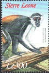 Stamps Africa - Sierra Leone -  MONO  DIANA.  Scott 2197.