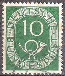 Sellos de Europa - Alemania -   Corneta postal.