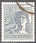 Stamps Germany -  Trabajador/ocupación aliada general.
