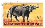 Stamps Burundi -  Búfalo