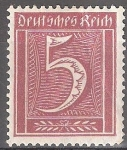 Stamps Germany -  Numeral.Imperio alemán.