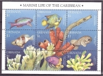 Sellos de America - Granada -  Vida marina en el Caribe