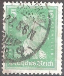 Stamps Germany -   Friedrich Schiller, poeta, dramaturgo, filósofo, historiador.Imperio alemán. 