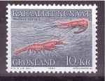 Stamps : Europe : Greenland :  Fauna marina