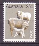 Stamps Australia -  serie- Industria nacional de materias crudas