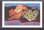 Stamps Grenada -  serie- Vida marina