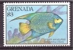 Stamps Grenada -  serie- Arrecife de coral