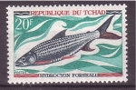Stamps Chad -  serie- Peces