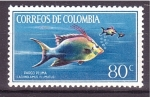 Stamps Colombia -  serie- Peces