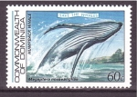 Sellos de America - Dominica -  serie- Salvar a las ballenas