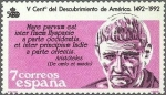 Stamps : Europe : Spain :  2860 - V Centenario del Descubrimiento de América - Aristóteles (384-322a.C.)