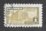 Stamps : America : Colombia :  RA33 - Palacio de Comunicaciones