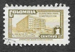 Stamps Colombia -  RA33 - Palacio de Comunicaciones