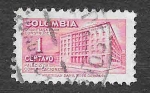 Stamps Colombia -  RA41 - Palacio de Comunicaciones