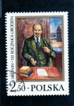 Stamps : Europe : Poland :  RETRATO DE W. LENIN