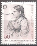 Stamps Germany -  200 aniv del nacimiento de Bettina von Arnim.