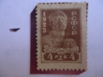 Stamps Russia -  Obrero Ruso.