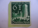 Stamps Germany -  Ocupación de la Ciudad de Danzig - Serie:Reintegración de Danzig en el Reich Alemán.