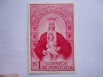 Stamps Venezuela -  Tricentenario de la Aparición de Nuestra Señora de la Coromoto (1652-1952)