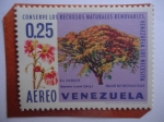 Stamps Venezuela -  El Saman - Samanea Saman (Jacq)-Conserve los Recursos Naturales Renovables, Venezuela los necesita.