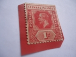Stamps United Kingdom -  Colonia- Islas de Sotavento (Leeward Island)-- King Eduardo VII del Reino Unido.