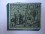 Stamps : America : Trinidad_y_Tobago :  King George V - Diosa Britannia - Postage revenue