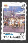 Stamps Africa - Gambia -  1030 - JJOO de Verano Barcelos´92