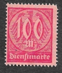 Stamps Germany -  O21 - Número