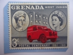 Stamps Grenada -  Grenada, Antillas Neerlandesa - Reinas:Victoria, y Elizabeth II - Serie: Franqueo Centenario, 1861-1