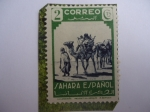 Stamps Spain -  Ed: ES-SH 64 - España, Colonias - Shara Español -Dromedario - Caravana
