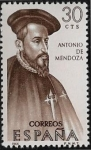 Sellos del Mundo : Europa : Espaa : Forjadores de América - Antonio de Mendoza  1966 30 cts