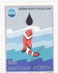 Stamps : Europe : Hungary :  PROTECCIÓN DEL MEDIO AMBIENTE