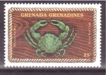 Sellos de America - Granada -  serie- Crustaceos