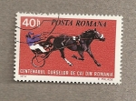 Stamps Romania -  Carreras de trotones