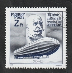 Stamps Hungary -  3146 - 150 Anivº del nacimiento de Ferdinand von Zeppelin