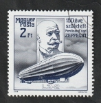 Sellos de Europa - Hungra -  3146 - 150 Anivº del nacimiento de Ferdinand von Zeppelin