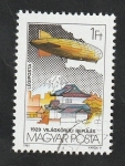 Stamps Hungary -  443 - Dirigible