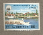 Stamps : Europe : Romania :  Barco Oltenita en Calafat